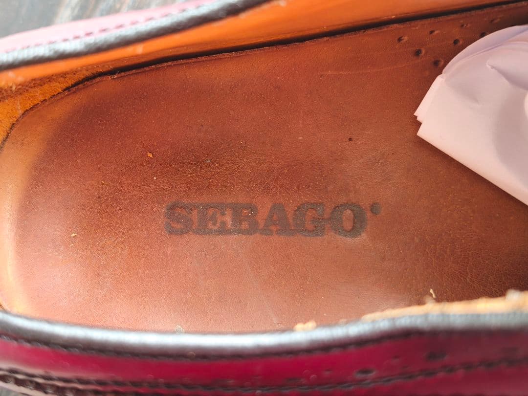 美品希少！Vintage SEBAGO バーガンディ ウイングチップ Alden