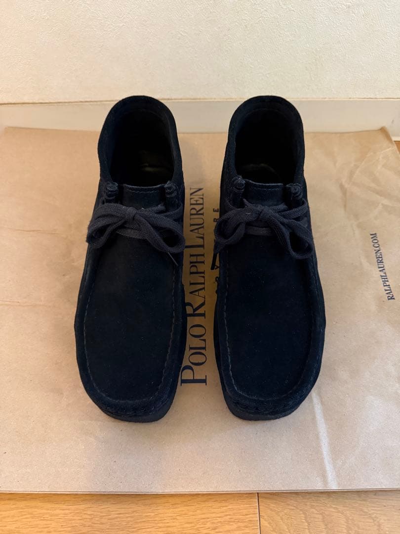 Clarks クラークス ワラビー スエード 26cm ブラック