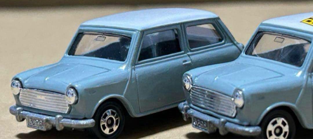 トミカ ミニクーパー リップスピード 2台セット ねずみ色
