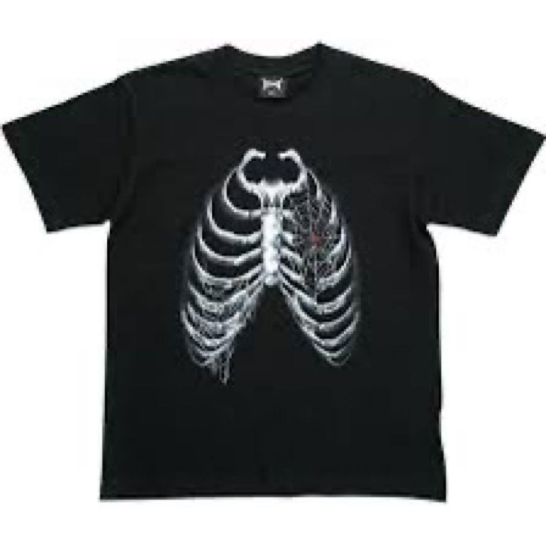 NOREMID（ノーリミッド） ブラックボーンTシャツ｜noremid ボーンT 黒