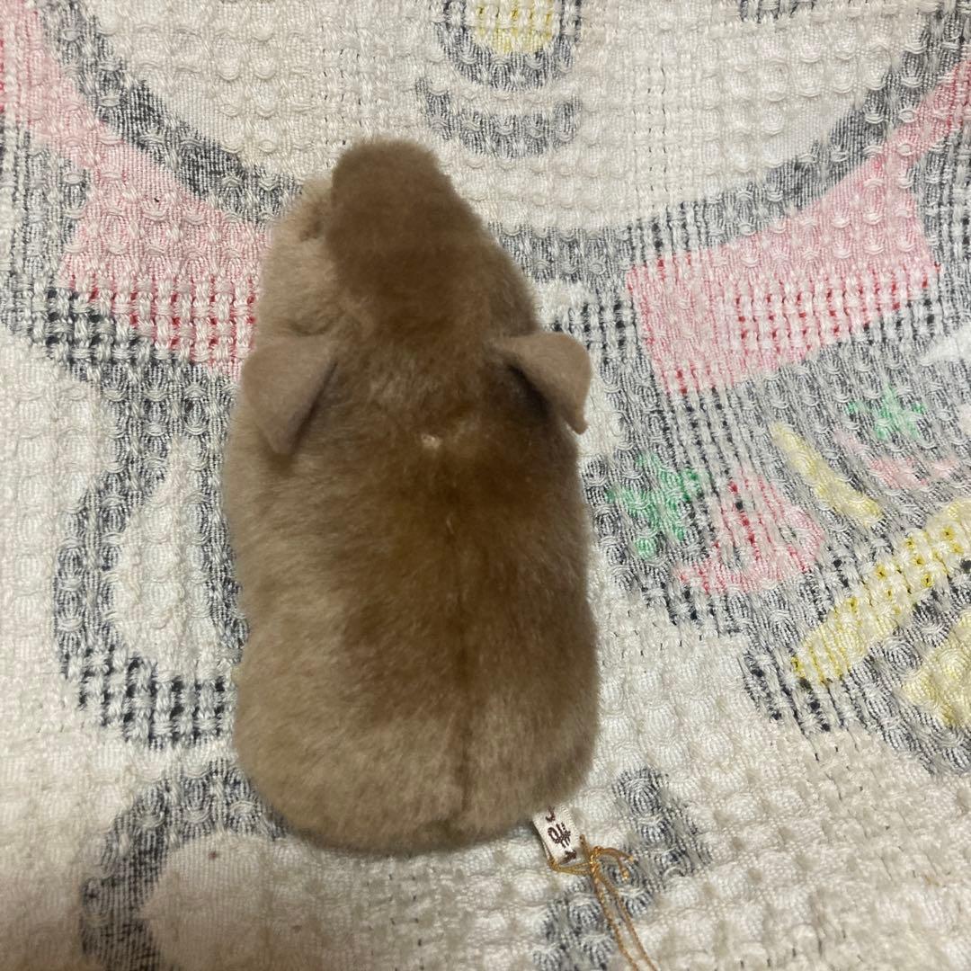 やまね工房　鳴く ナキウサギ　ぬいぐるみ　タグつき　中古品