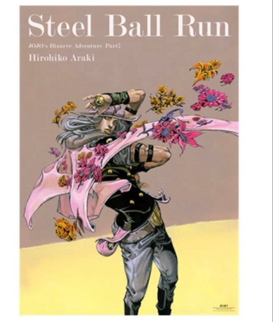 ジョジョの奇妙な冒険 冒険の波紋 荒木飛呂彦原画展 B2ポスター