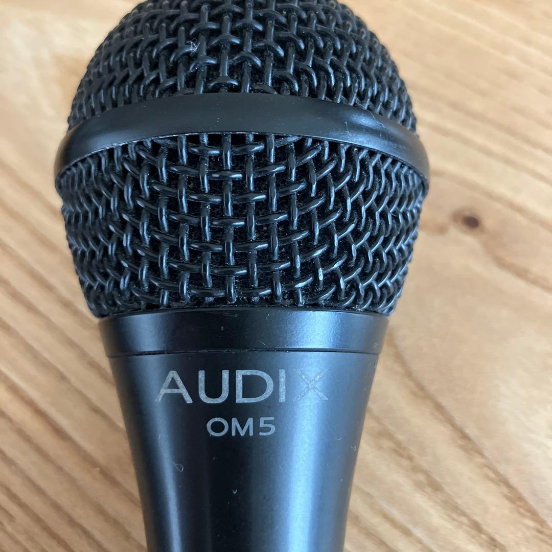 AUDIX OM-5 比較的綺麗です　ケーブル付 ダイナミックマイク