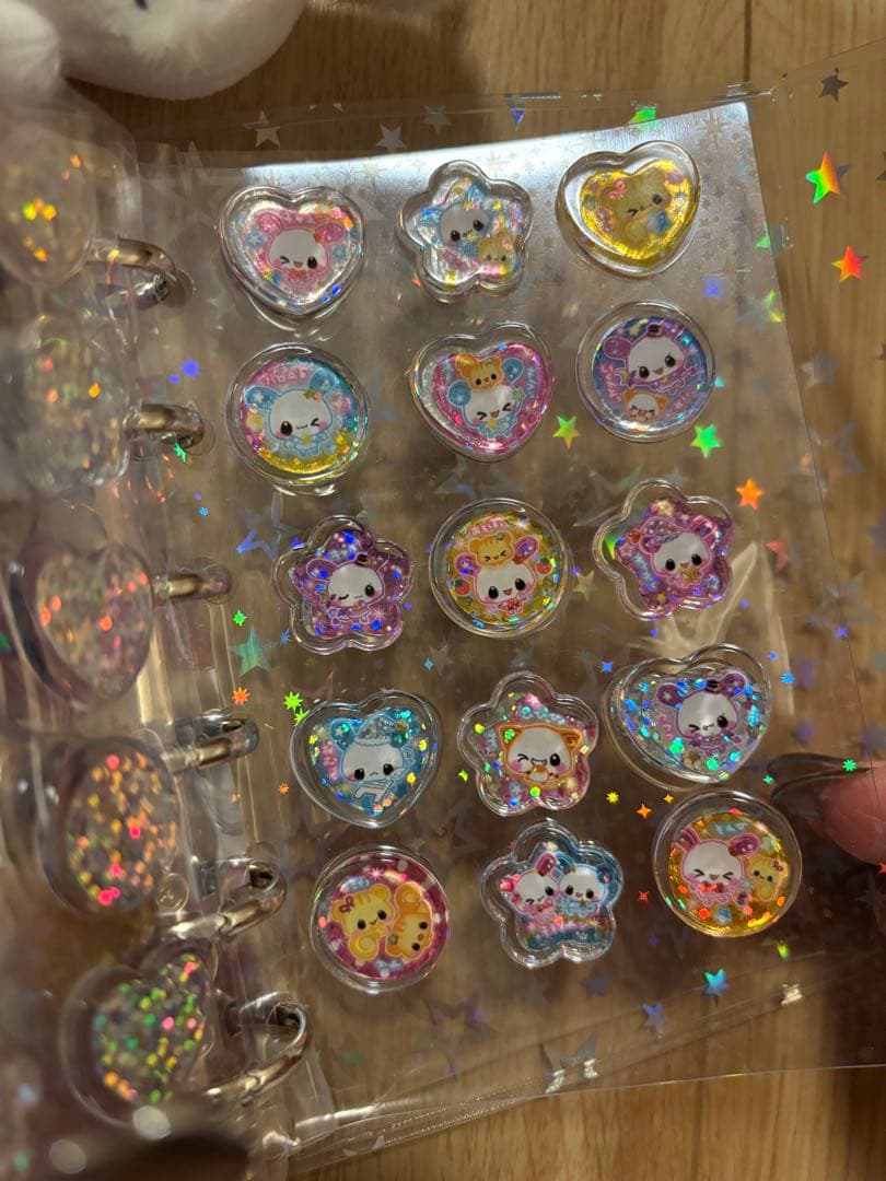 シール帳　完成品　サンリオ　ボンドロ　おはじきシール