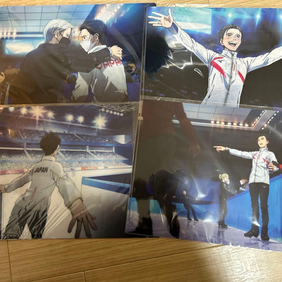 ユーリ!!! on ICE MIZUNO コラボ タオル クリアファイル　セット