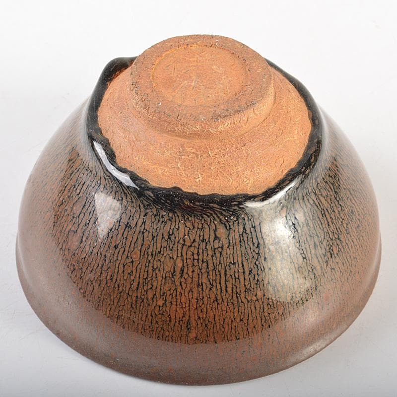 中国 建窯 南宋 兎毫盞 禾目天目碗 C 7425E