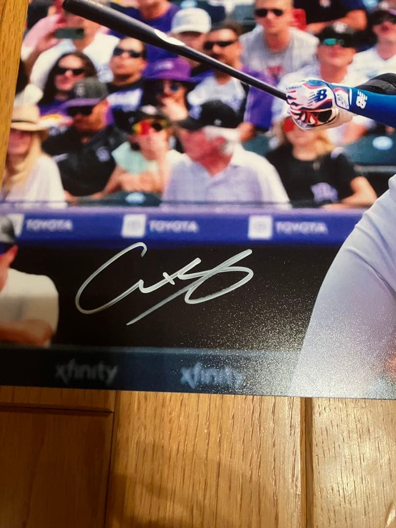 大谷翔平　ドジャース　直筆サイン　証明書付き　ロサンゼルス　MVP