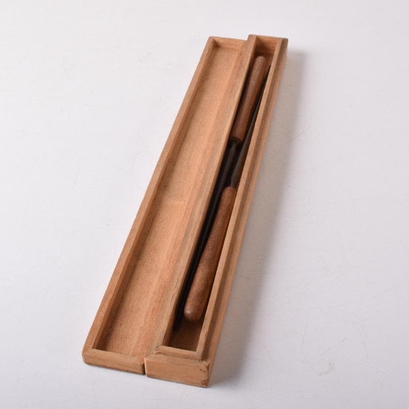 茶道具　銅製　火箸　時代箱　N 7635