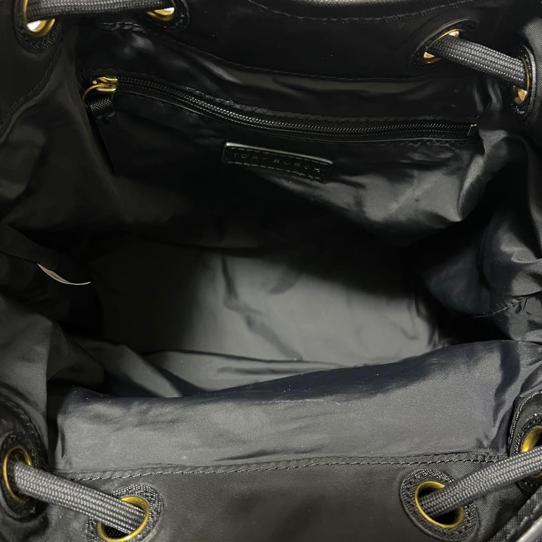 トリーバーチ 2way ショルダーバッグ エラ ブラック バケットバッグ 巾着