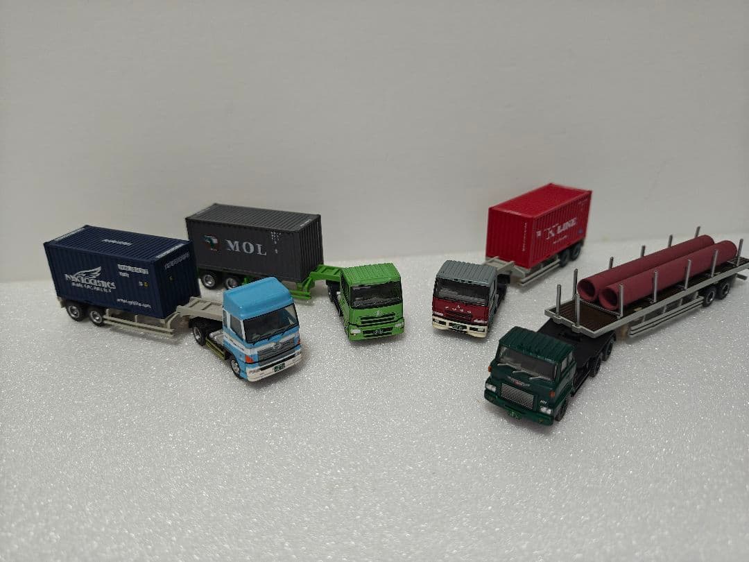 絶版 22台まとめ TOMYTECトラック・トレーラーコレクション他 ケース付