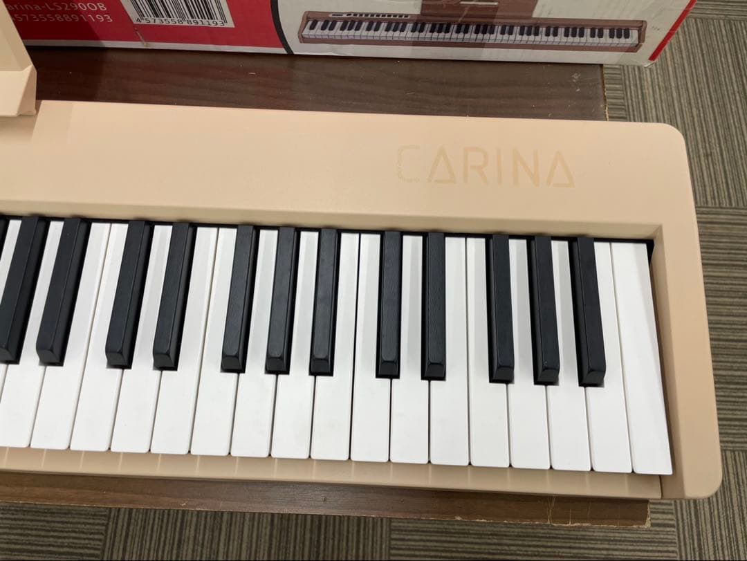 電子ピアノ 88鍵盤 充電タイプ スリム軽量 オークベージュ - メルカリ