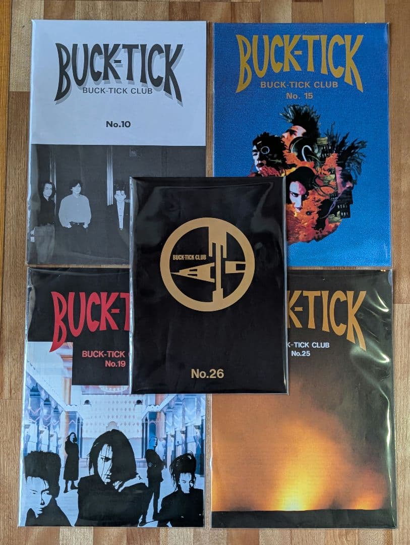 BUCK-TICK 初期ファンクラブ会報誌「BUCK-TICK CLUB」5冊 - メルカリ