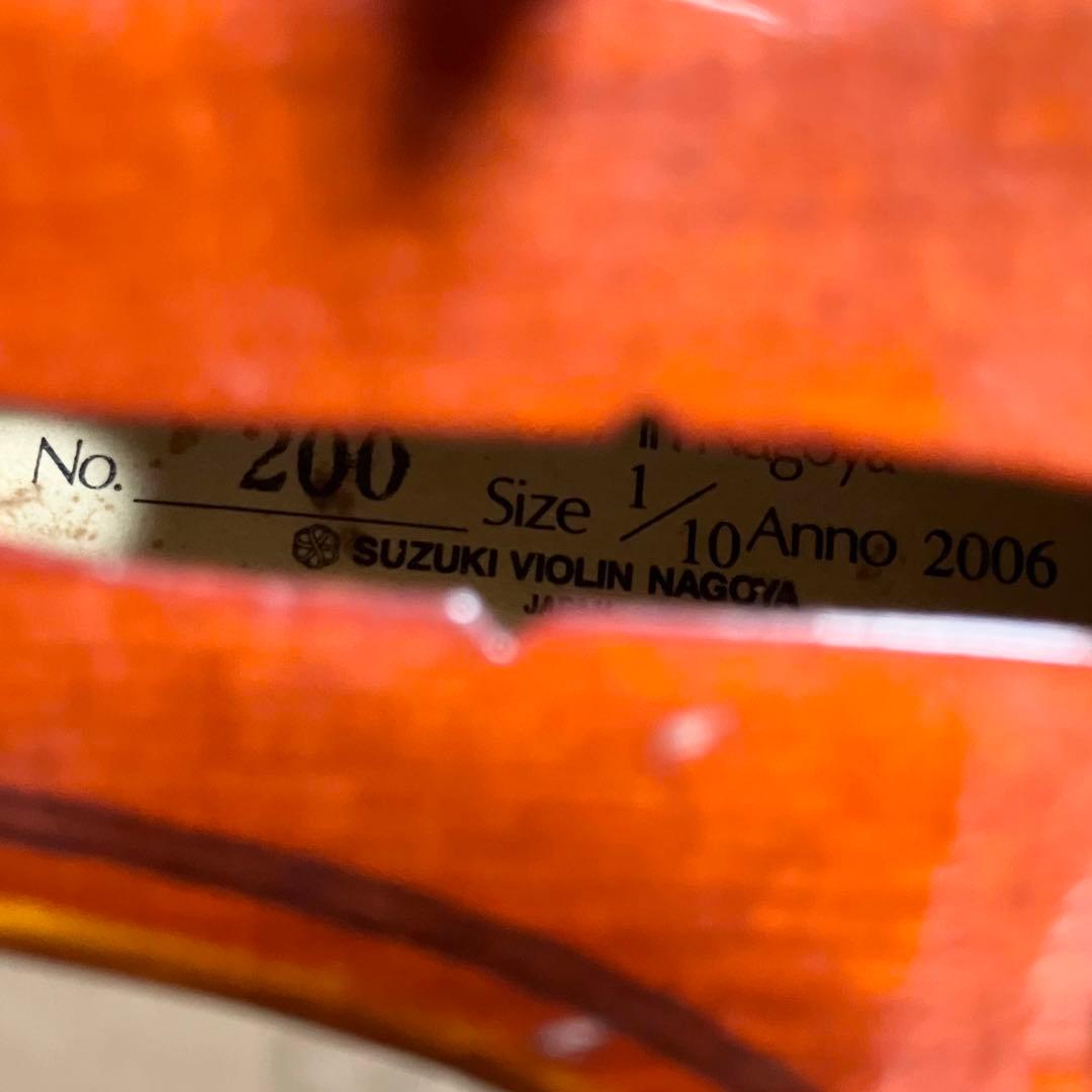 希少　バイオリン　SUZUKI NO.200 1/10 2006年製　スズキ