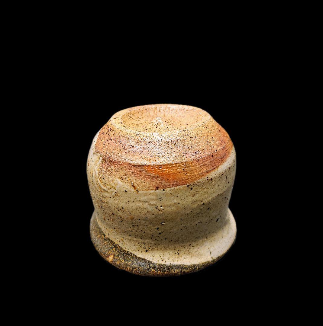 ■唐津焼 丸田宗彦 唐津皮鯨ぐい呑 共箱、共布、栞揃い #ぐい呑み #丸田宗彦