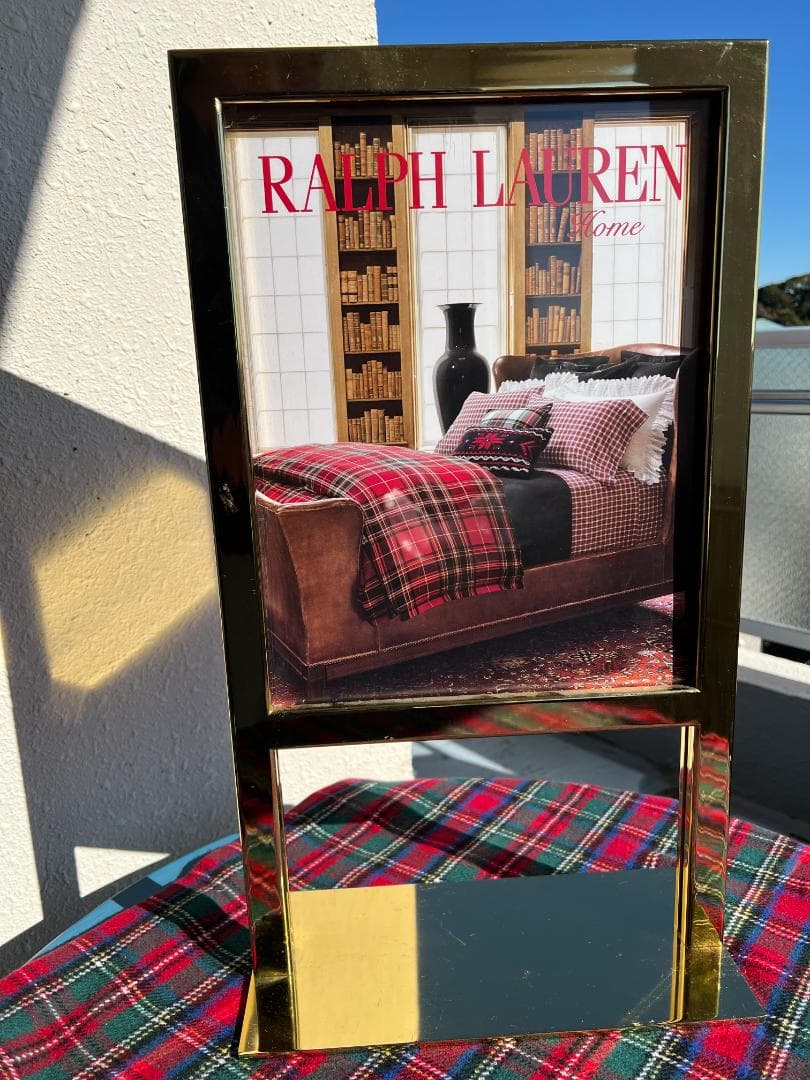 新品未使用 RALPH LAUREN HOME 店内展示看板 高55横32幅15 - メルカリ