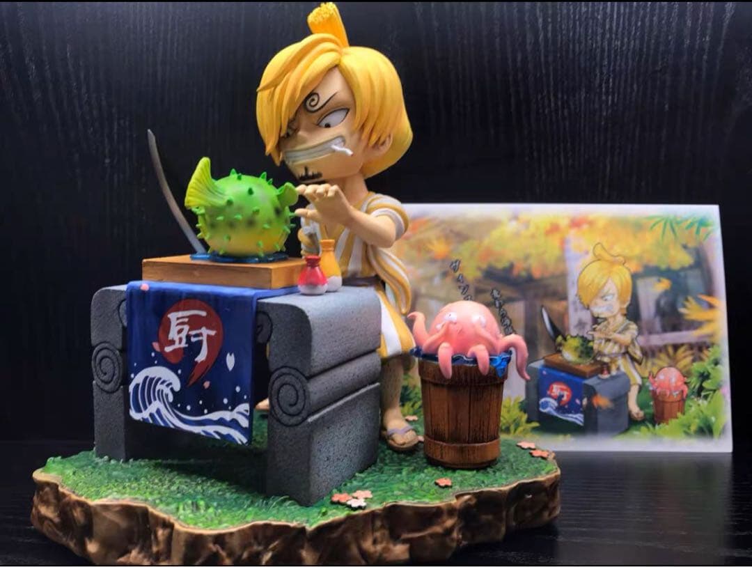 ONE PIECE サンジ ガレージキット ガレキ スタチュー①⑨