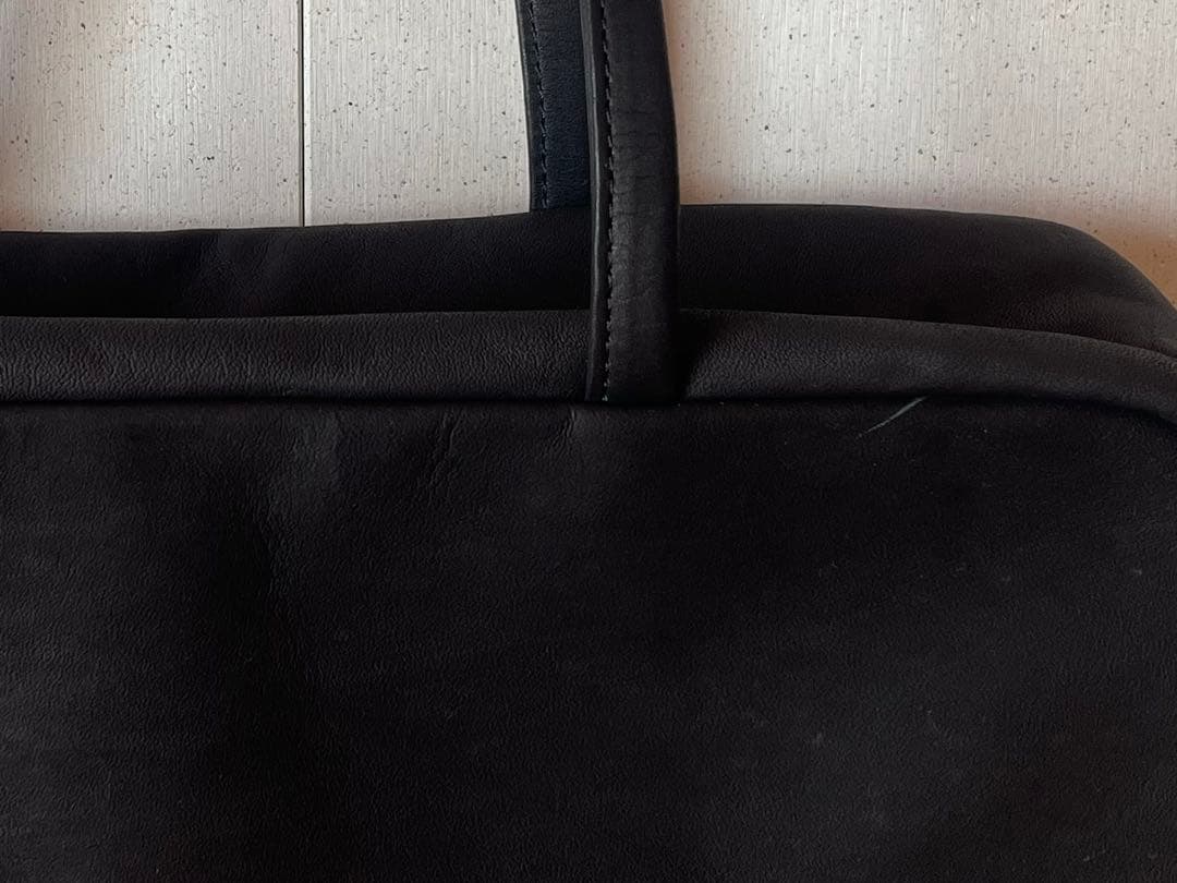 難あり　a アー　フルートバッグ　ブラック　レザー