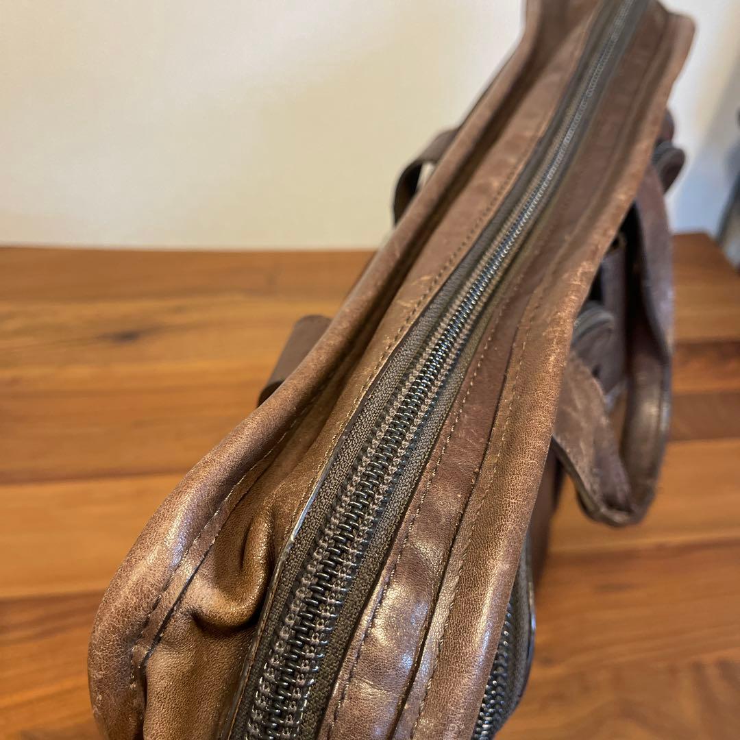 TUMI トゥミ レザービジネスバッグ ブラウン 傷汚有 96108BH