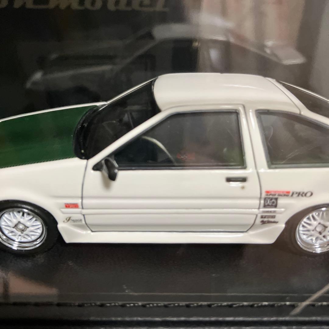 ミニカー IG1588 AE86 3Door TK-Street Ver2 White