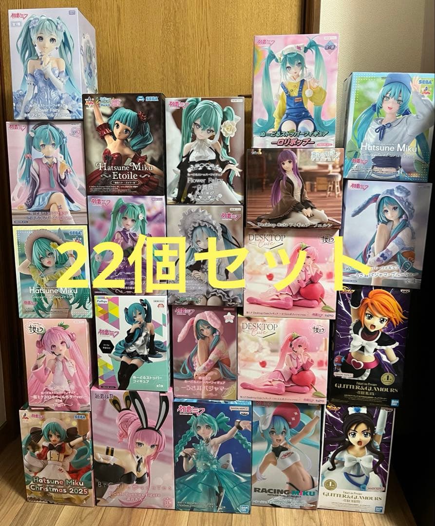 初音ミク フィギュア 22個まとめ売り - メルカリ