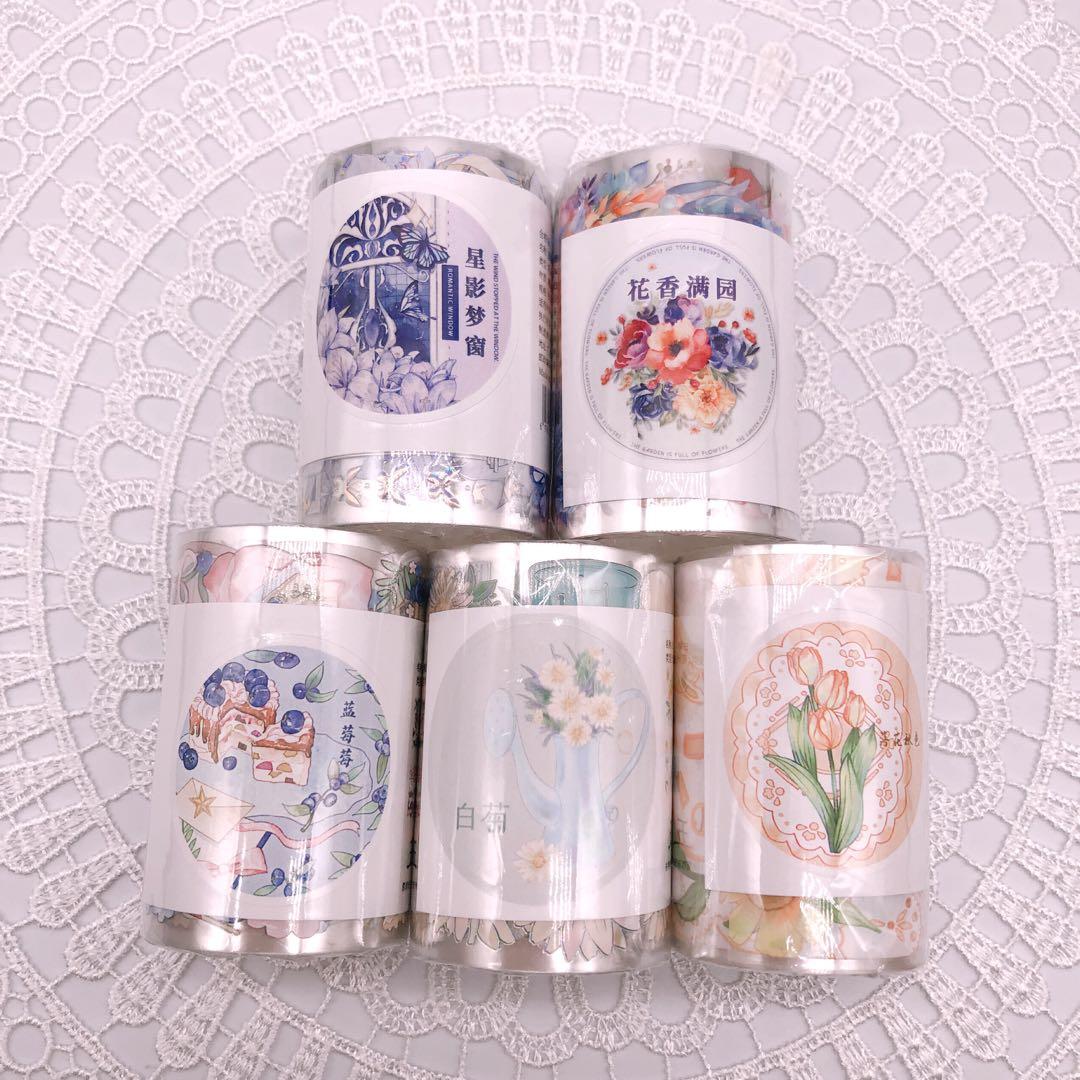 海外作家 五宝文創 マスキングテープ PETテープ まとめ売り 福袋【F2