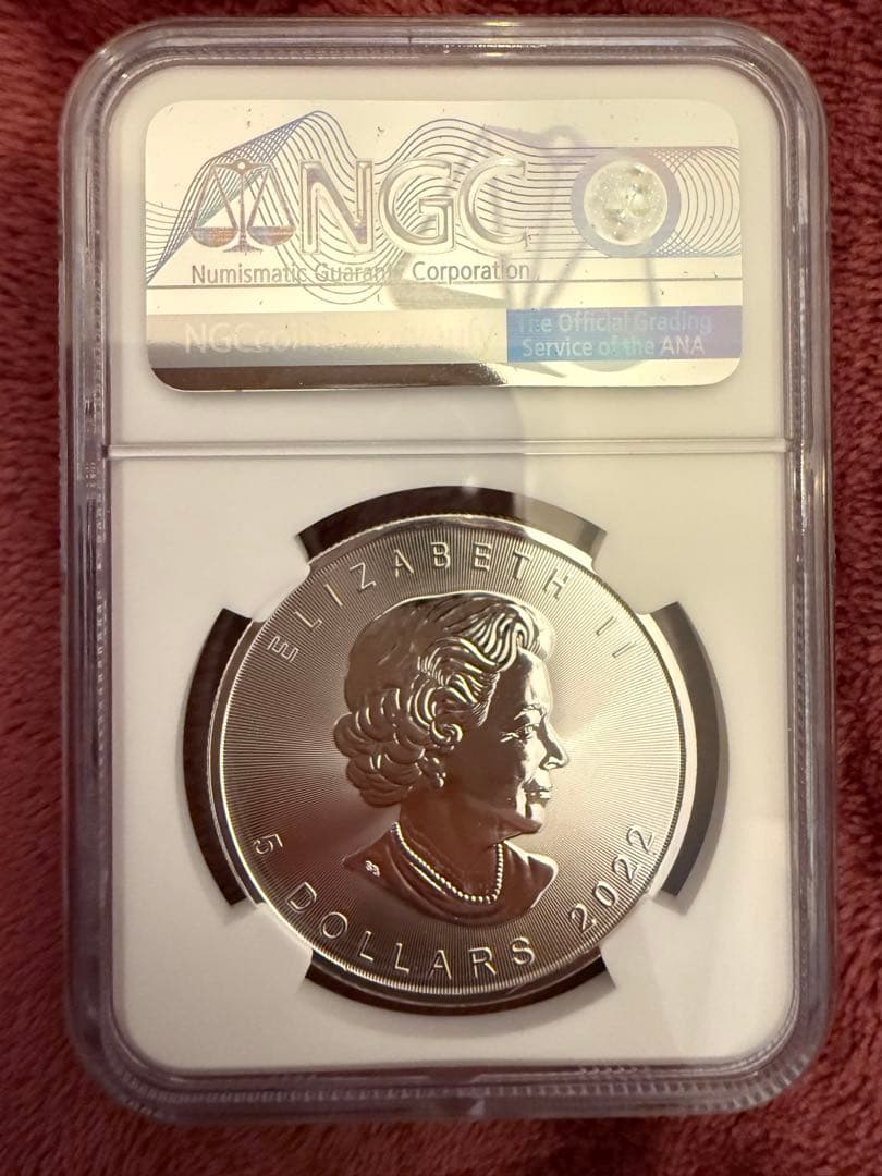 銀貨 2022 Canada Maple Leaf MS69
