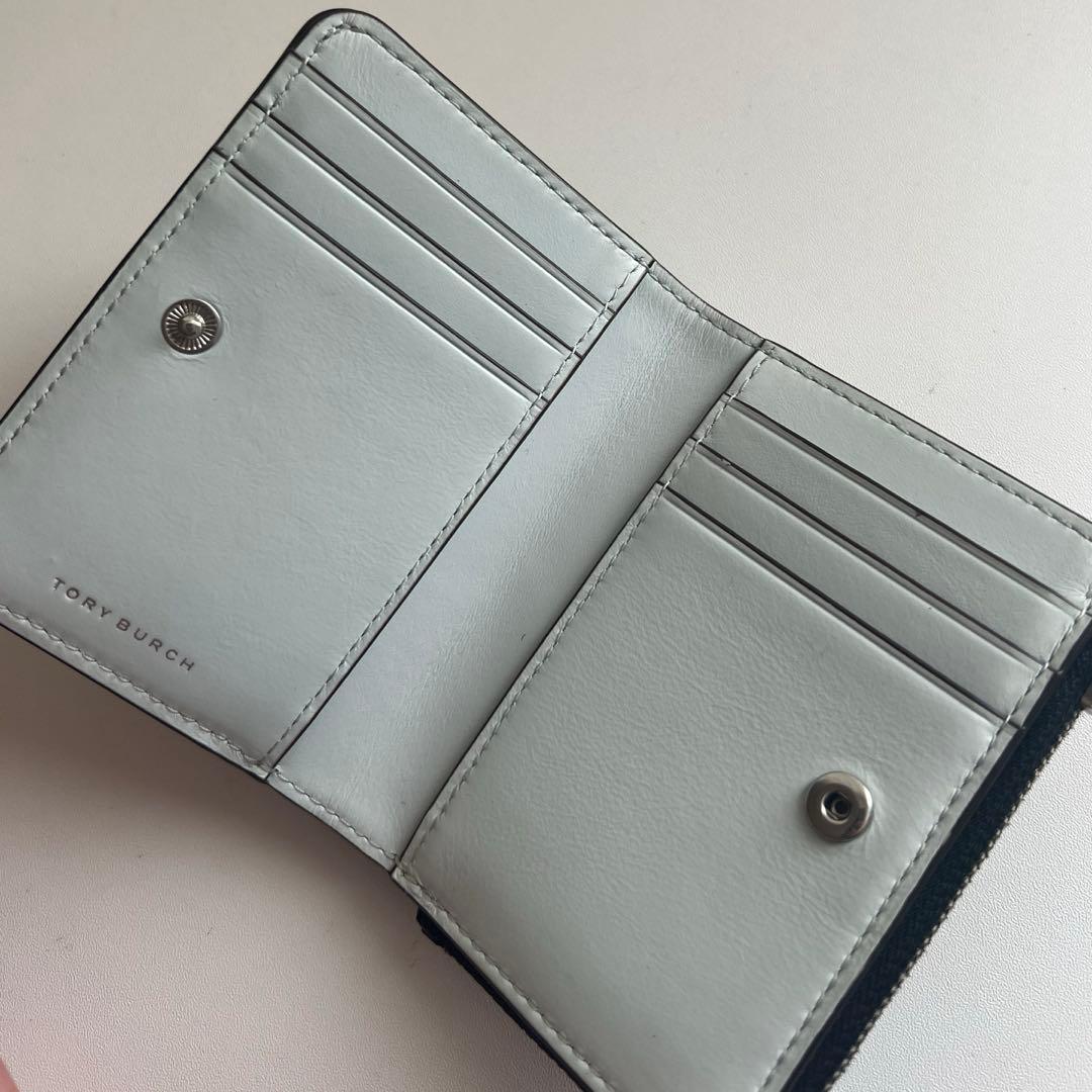 27 美品 TORYBURCH トリーバーチ 2つ折り財布