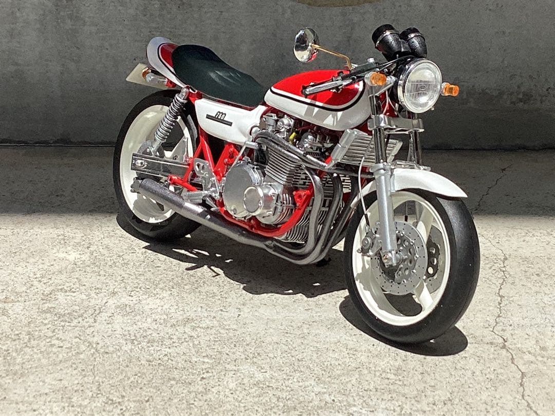 バイクプラモデル 族車 アオシマ1/12 750RS ZⅡ (ジャンク品) バイク