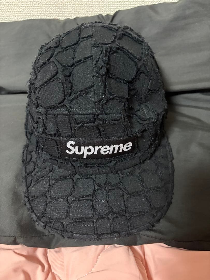 Supreme クロコダイルパターン キャップ