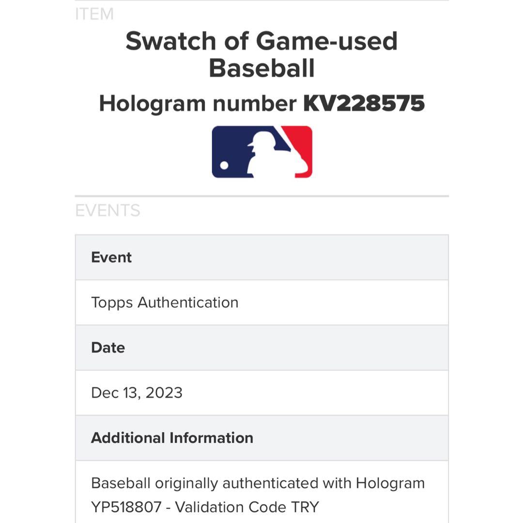 Topps Now パドレス ダルビッシュ 日本人最多奪三振記録更新 49シリ