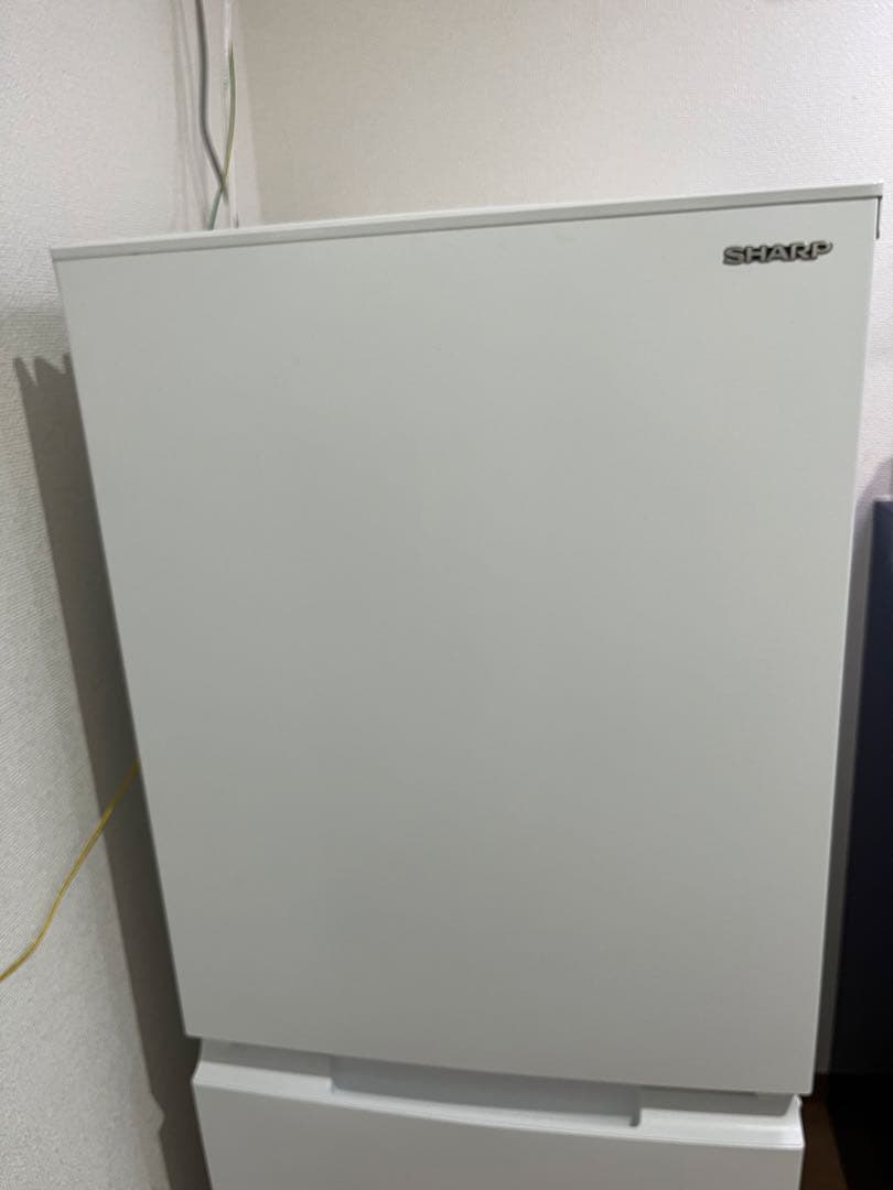 送料込み　SHARP冷蔵庫 SJ-D15J-W 152L 日付指定・開梱・設置