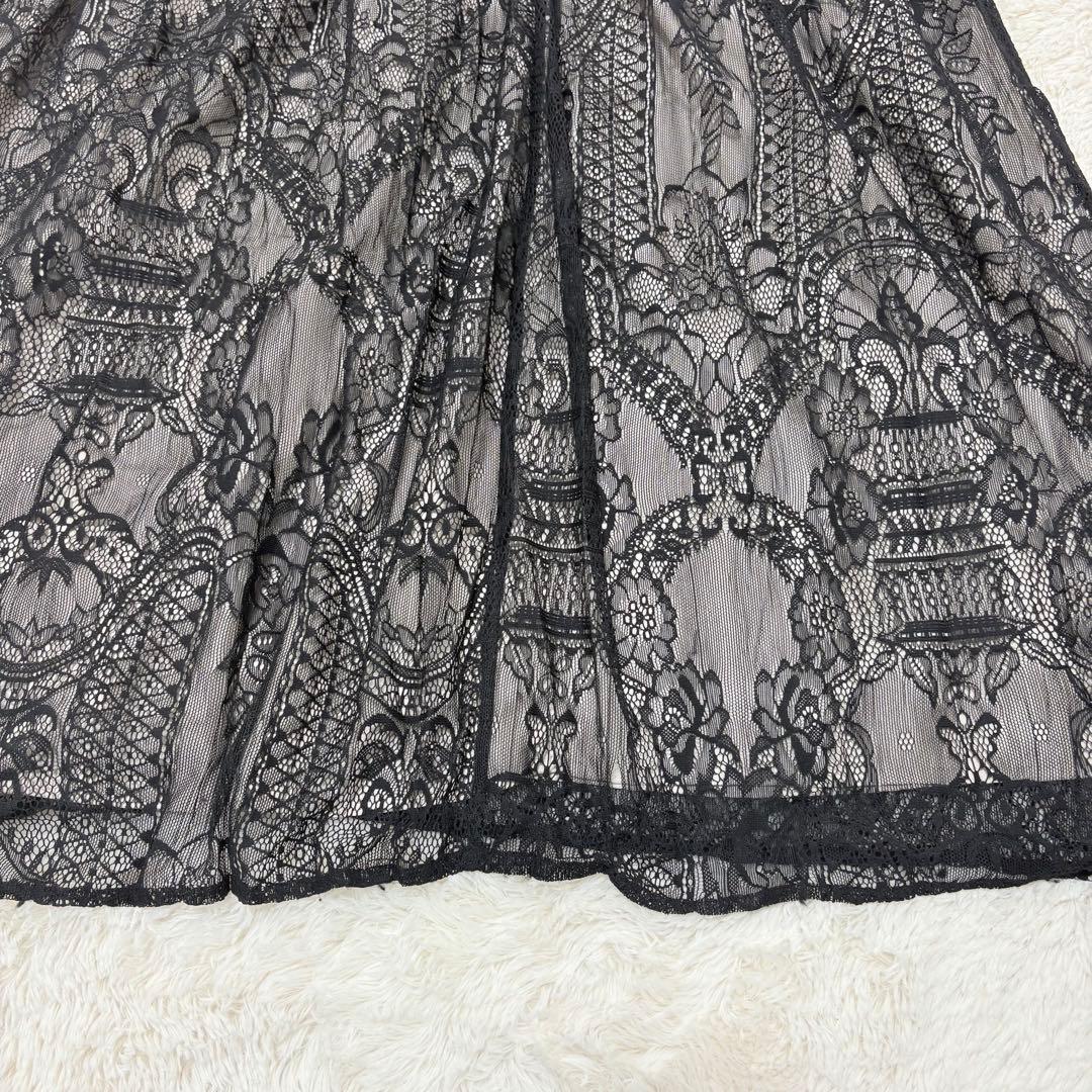 美品✨グレースコンチネンタル 総レース カシュクール ロング