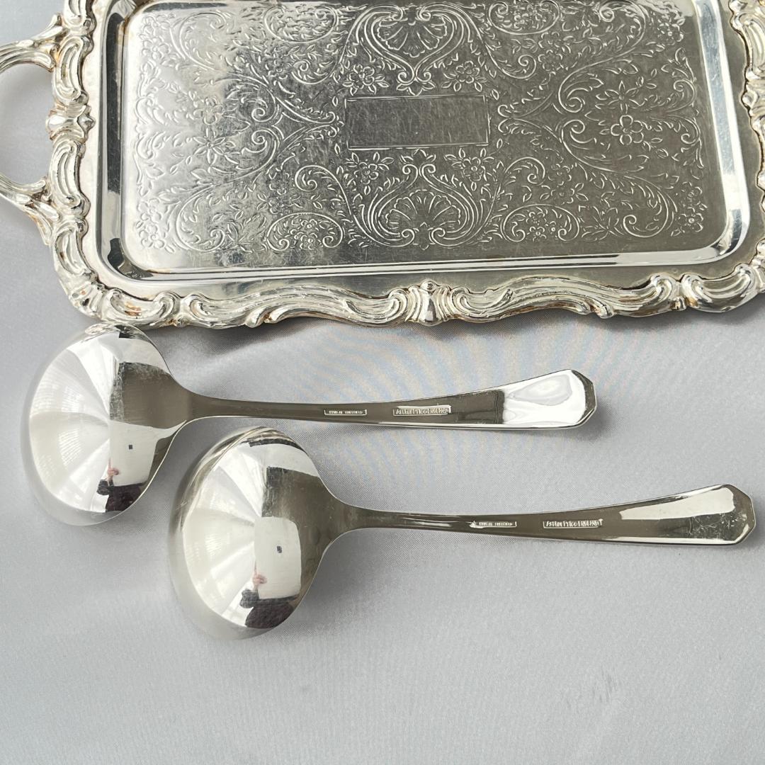 【ARTHUR PRICE】 アールデコのグレービーレードル 2本 ケース