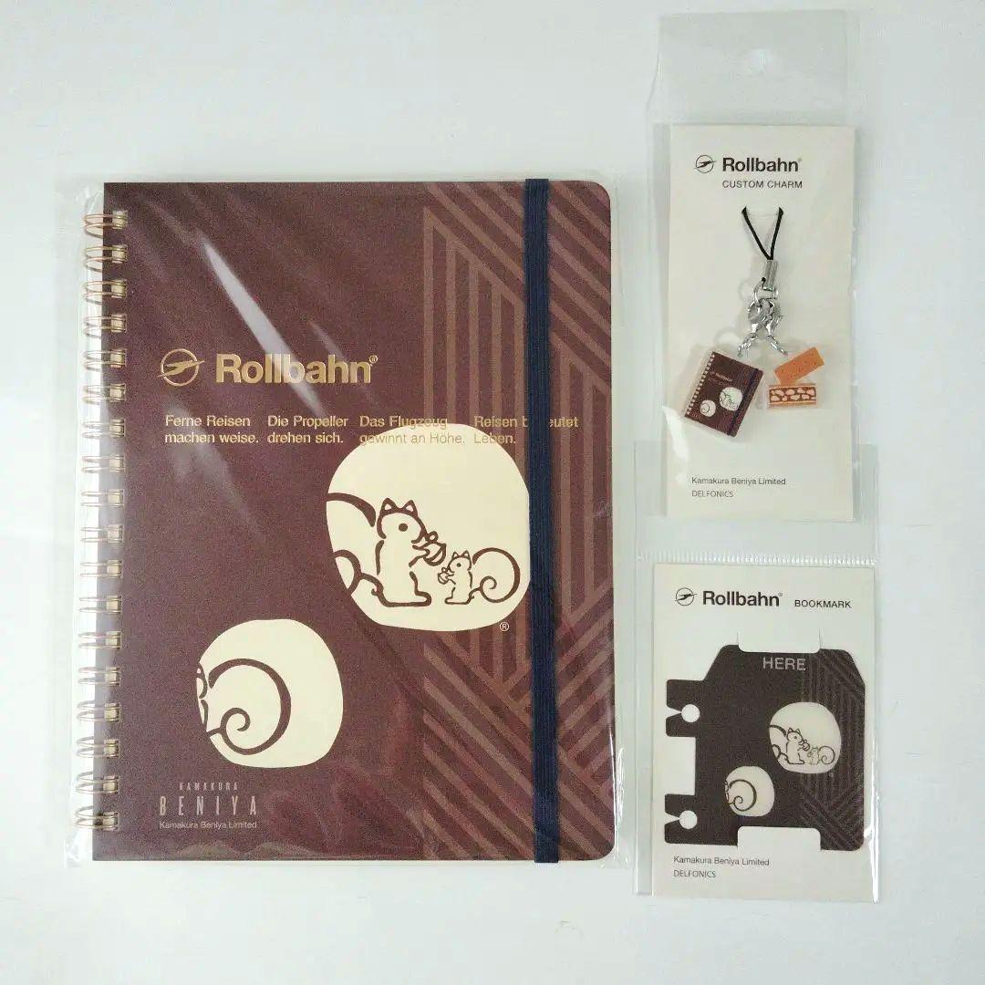 ロルバーン 鎌倉紅谷 ブックマーク チャーム リスくん セット クルミッ