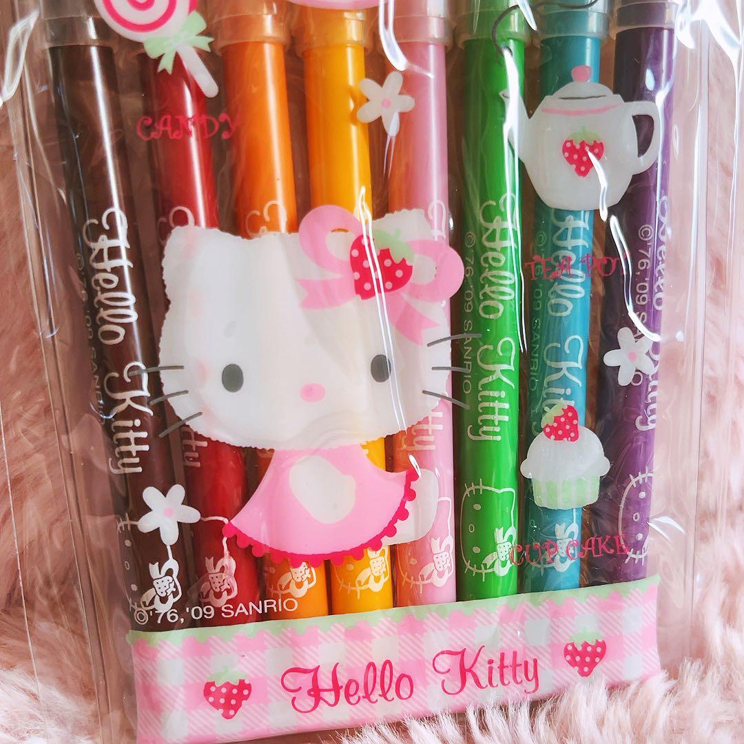 希少レア ハローキティ ペンセット イチゴ 2009年製 平成レトロ