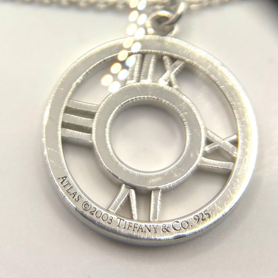 TIFFANY&CO.アトラスオープンメダリオンネックレス シルバー 925