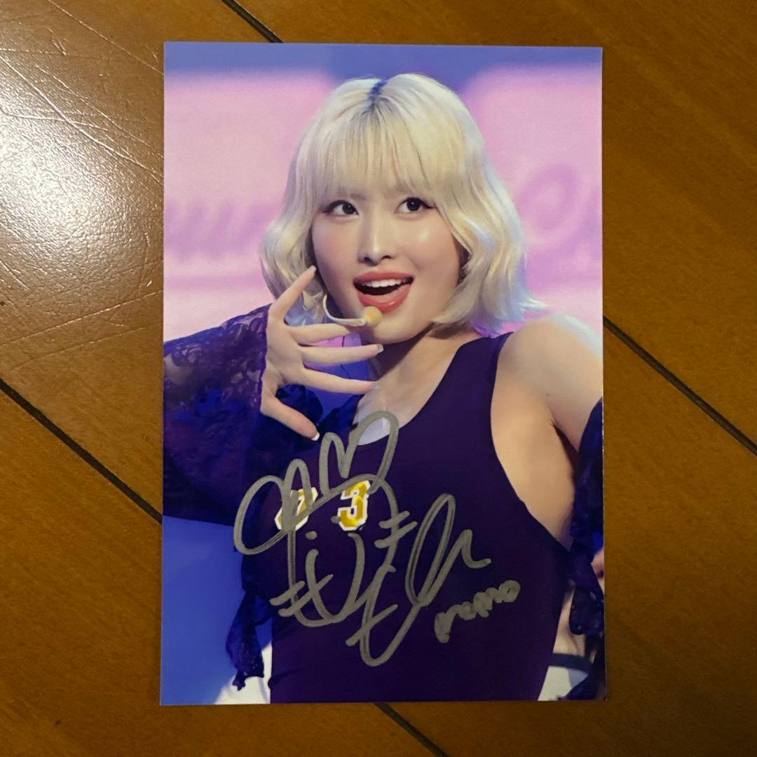 値下げ！TWICE MISAMO モモ MOMO 直筆サインチェキ