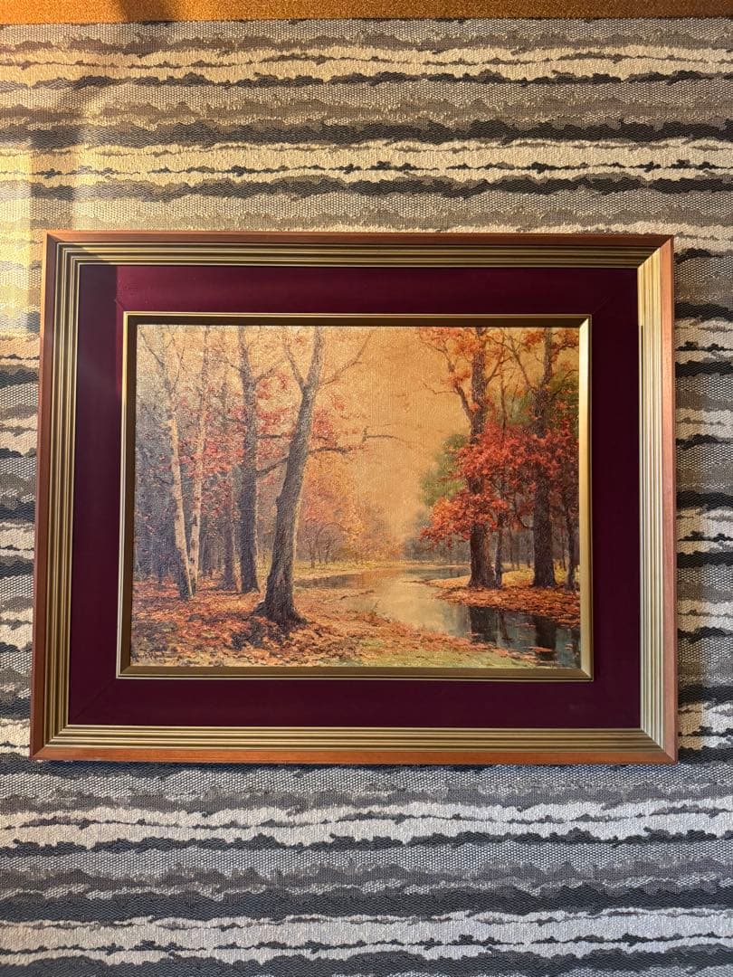 ホアンキエム湖での晩秋 (油絵) ホアンキエム湖での晩秋 (油絵) 油絵