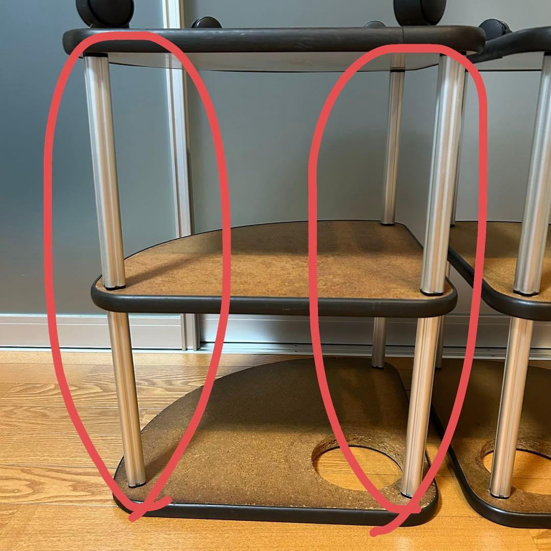 麻雀　麻雀卓用　サイドテーブル　灰皿付き　2点セット②