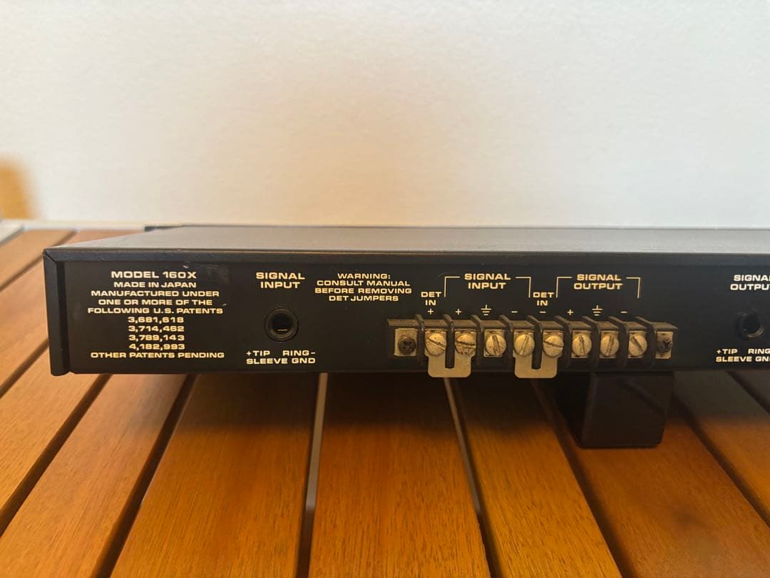 DBX 160X 名機コンプレッサー/リミッター 動作確認済み