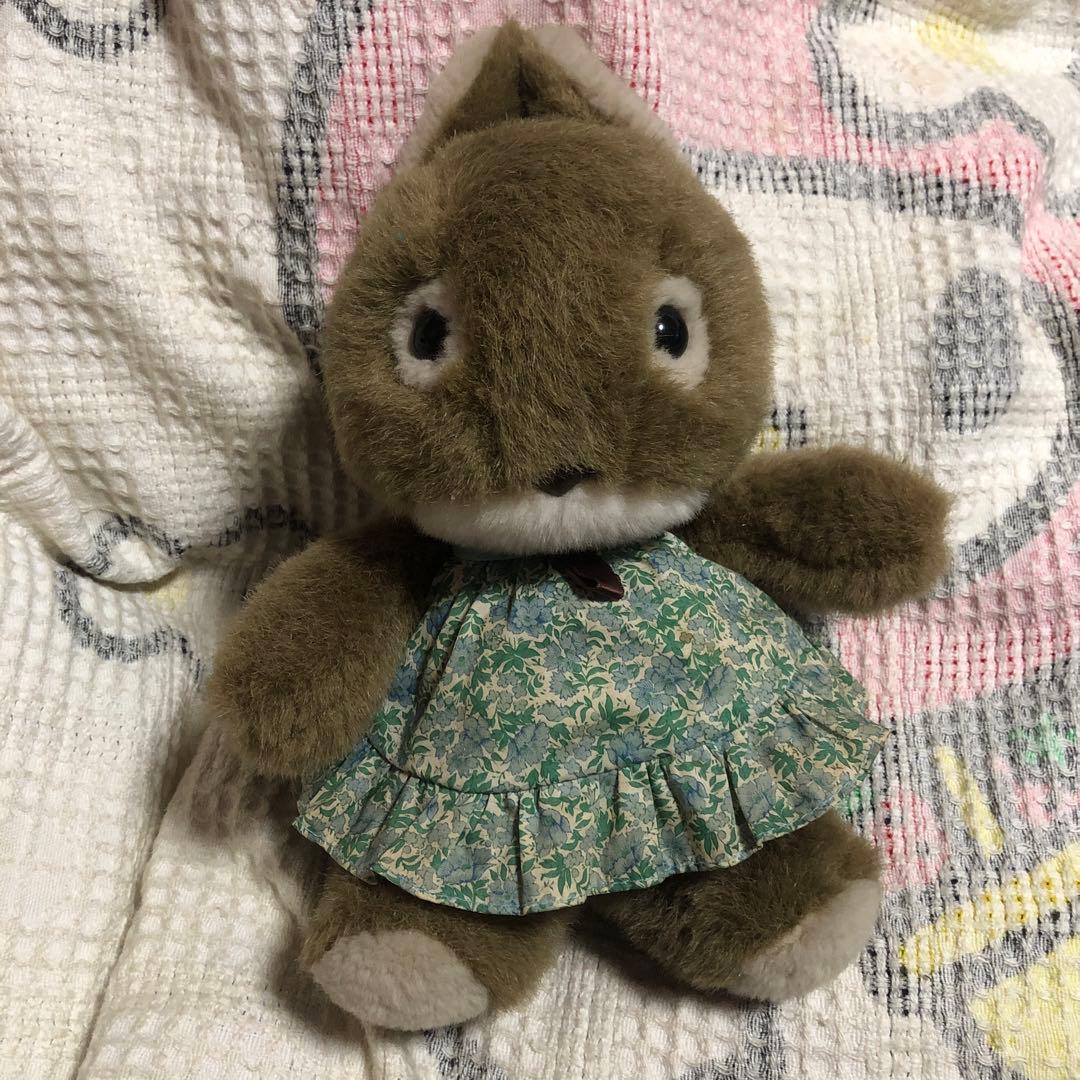 昭和レトロ　ヴィンテージ LIBERTY リバティ　うさぎ　ぬいぐるみ　2コ