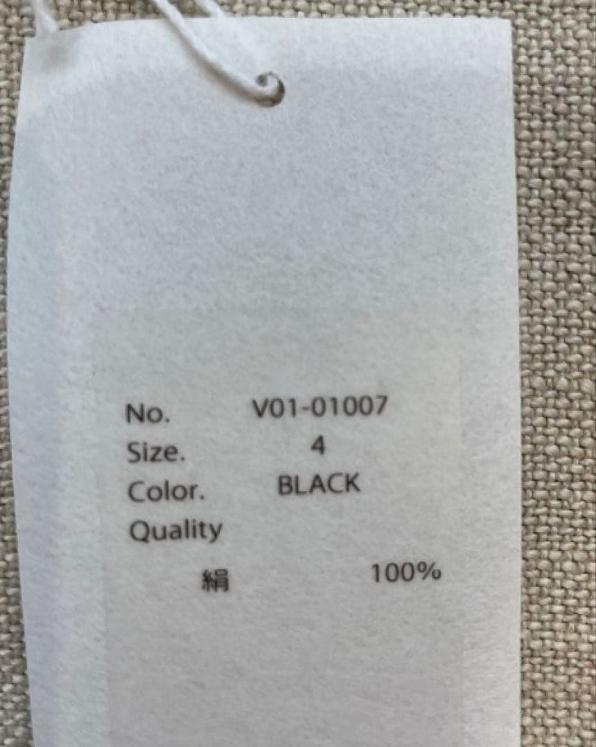 COMOLI 22SS シルクネップTYPE-1ST BLACK 4