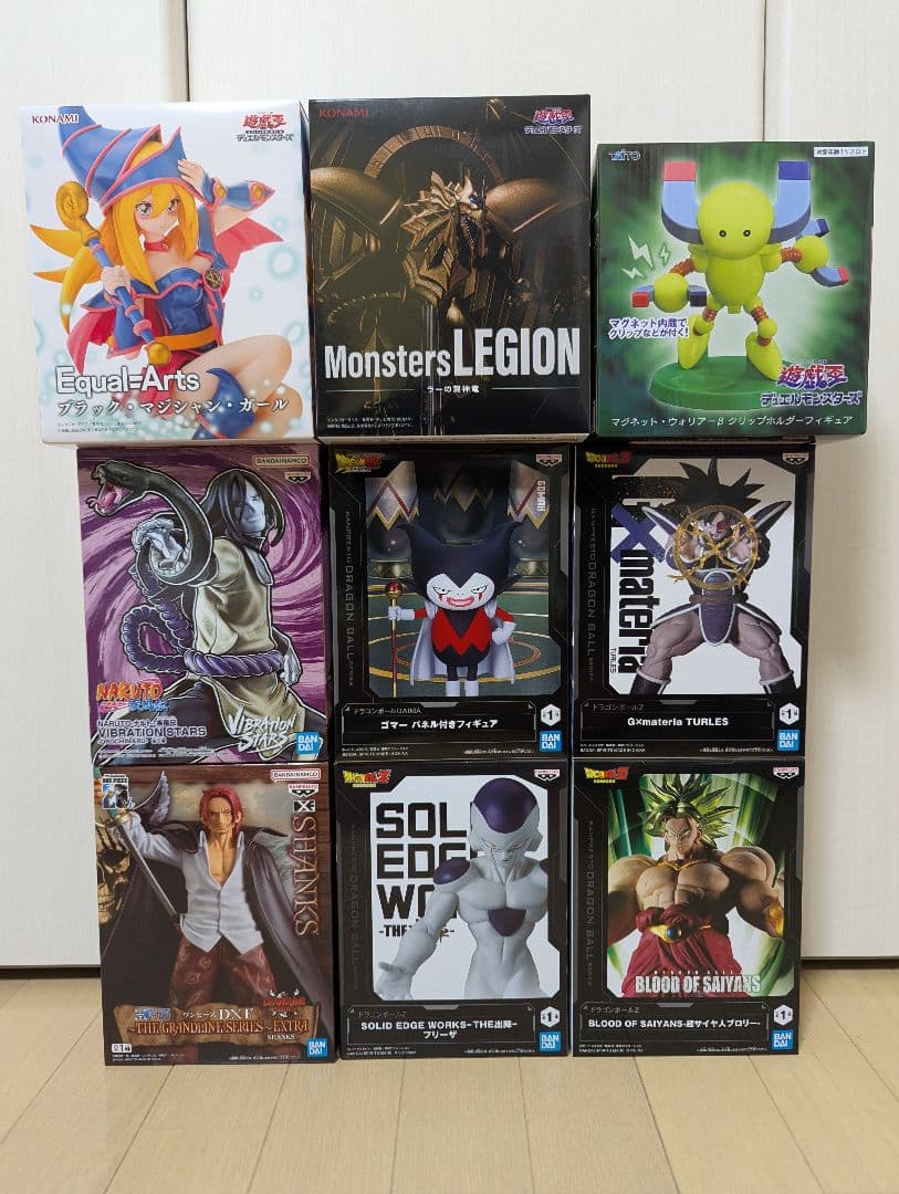 ドラゴンボール NARUTO ワンピース 遊戯王 フィギュア プライズ セット