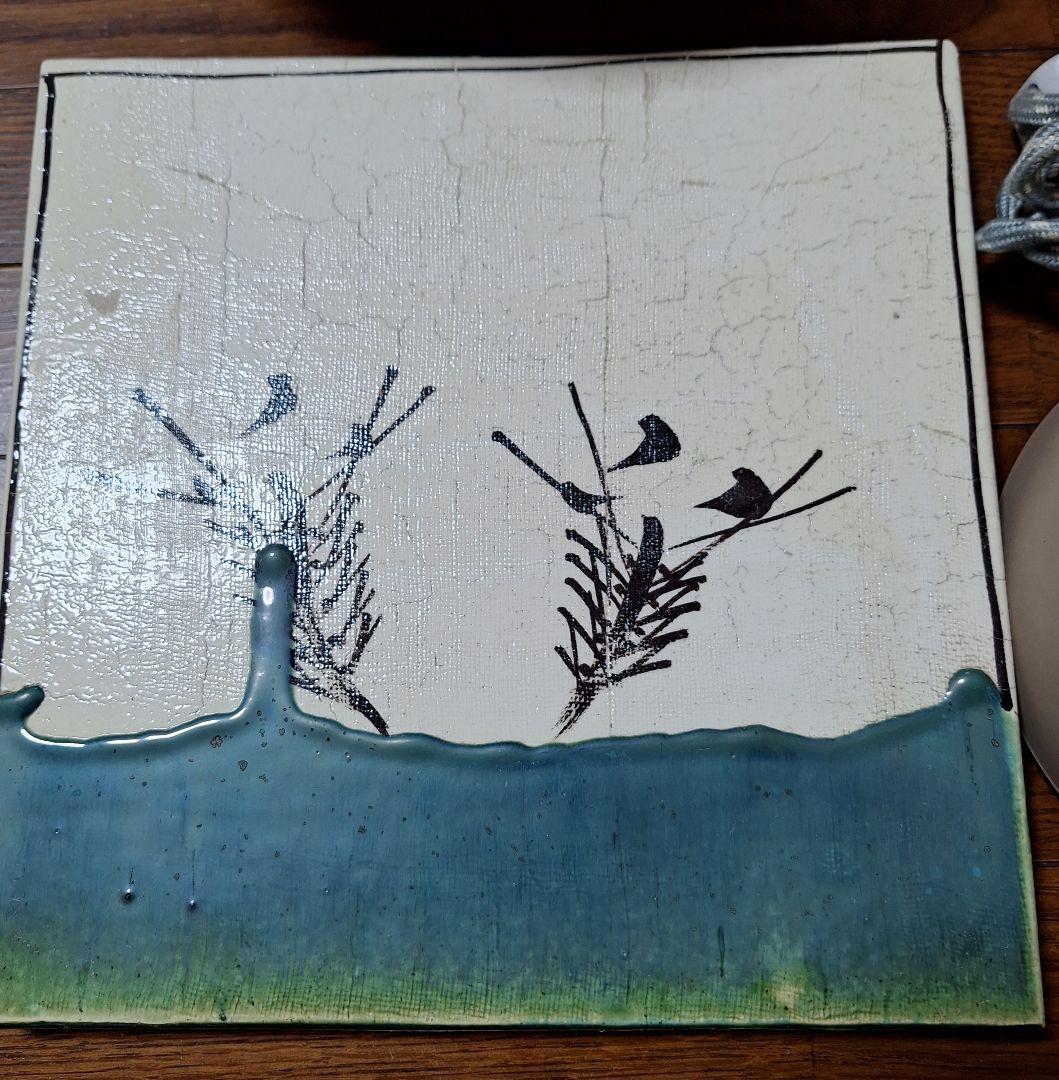 鬼面小 茶釜 茶道 風炉と風炉釜と敷板セット