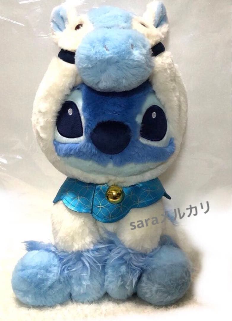 新品タグ付き★スティッチ ぬいぐるみ Ｍ　Disney ETO 2026 干支