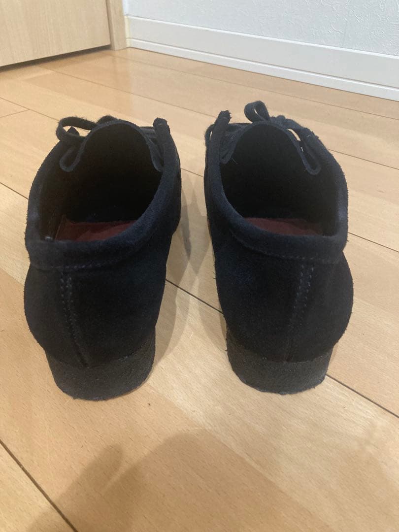 clarks originals ワラビー 黒 uk8 26.0cm