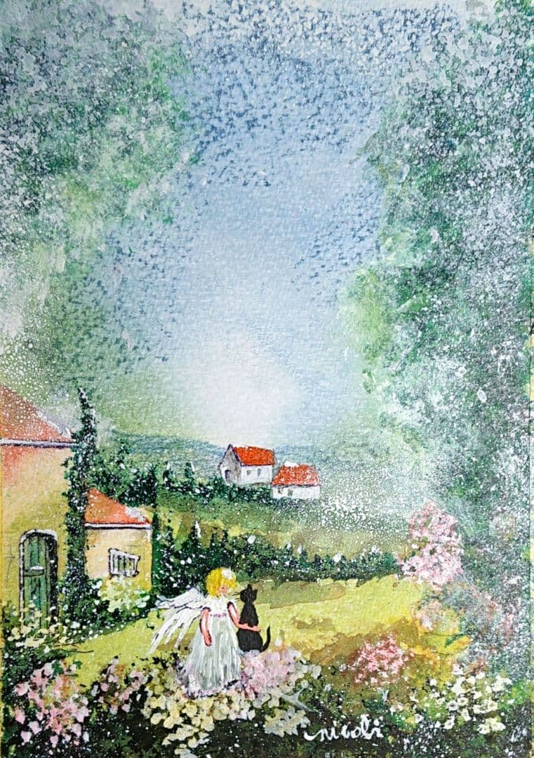 絵画 ★momorin★ Fiskars 929 他2点A5 原画 ア−ト 絵画 ☆momorin☆ Fiskars 929 他2点A5 原画 ア−ト 絵画 ☆momorin様