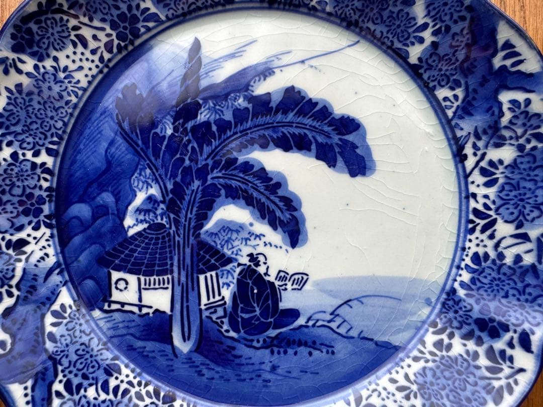 幕末〜明治初頭 7寸皿 古伊万里 2枚セット 幕末〜明治期」