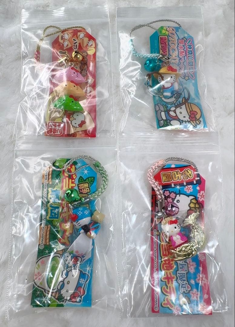 激レア☆ご当地限定ハローキティ◆ストラップ10点セット 福岡あまおう 沖縄パイン