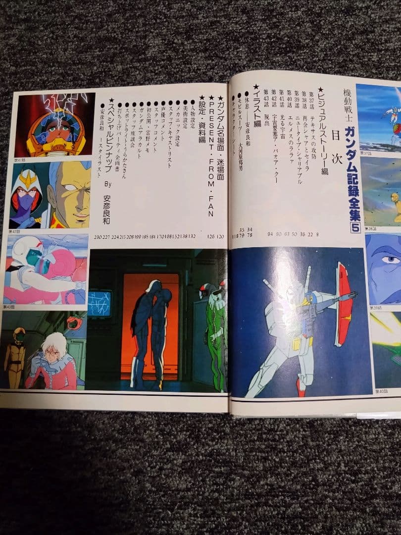 機動戦士ガンダム 記録全集 全5巻＋台本全記録セット 全て初版 機動